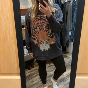 Free People Vintage Oversized Sweatshirt